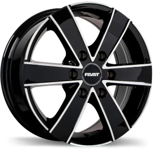 Fast Wheels – Cargo – Black – 16″x7″ 50mm – All weather Wheels – F221-1670-96BG+50R841